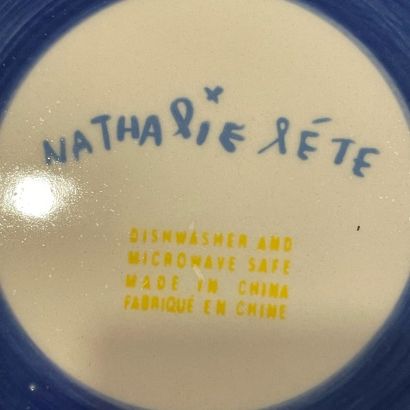 Anthropologie Nathalie Lete 10” Cat Plate. Collectible Dinner Plate - Picture 4 of 4